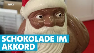Schokoladenhersteller im Weihnachtsendspurt: Wenn der Nikolaus den Osterhasen trifft