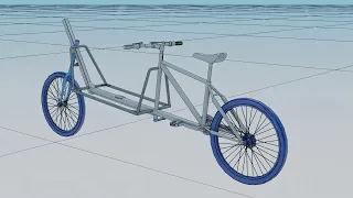 Cargo Bike Long André, Blueprints, Open Source Hardware, DIY