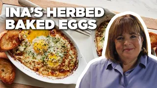 Herb-Baked Eggs with Ina Garten | Barefoot Contessa | Food Network