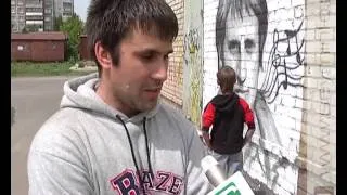 Курские граффитчики украшают город