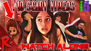 10 SCARY Videos I DARE you to WATCH ALONE - @NukesTop5 | RENEGADES REACT