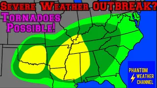 Severe Weather Outbreak with Tornadoes Increasingly Likely Tomorrow Night Through Thursday