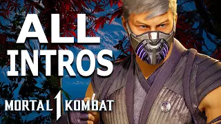 MORTAL KOMBAT 1 Smoke All Intros Dialogue Character Banter MK1