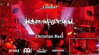Christian Bass - Heaven Shall Burn | Combat live @ Zenith München 16/03/18 | Drumcam
