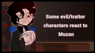 Some evil characters react to Muzan// MULTIFANDON REACTION VIDEO (+12)//寬狗🥀