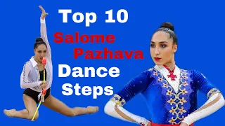 Top 10 Salome Pazhava's Dance Steps - Rhythmic Gymnastics Edition