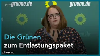 Parteipressekonferenz B'90/Grüne mit Ricarda Lang