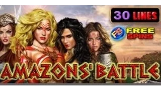 Amazons' Battle - Slot Machine - 30 Lines + Bonus