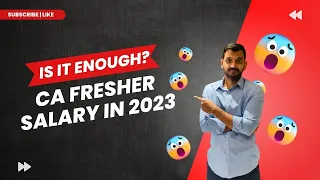 Chartered Accountant Fresher salary in 2023 vs 2012 in India | Reality check