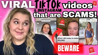 TIKTOK/INSTAGRAM Scam And Their Strategy