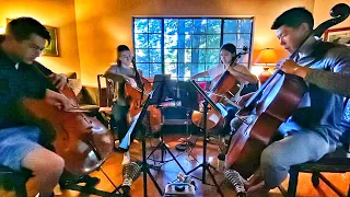 Africa by Toto for Cello Quartet | Live w/ Nathan Chan, Maddie Tucker, Christine Lee and Justin Zhao