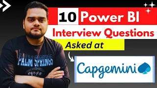 Capgemini- 10 Interview questions you must know | Power BI😲