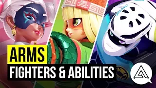 ARMS I All Characters & Abilities Gameplay