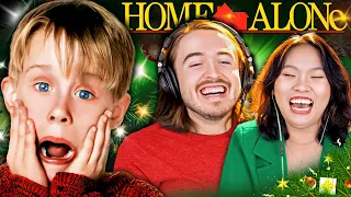 *OUR CHEEKS HURT!!* Home Alone (1990) Reaction: FIRST TIME WATCHING