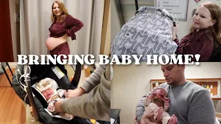 BRINGING NEWBORN HOME FROM HOSPITAL + SIBLINGS MEET BABY BROTHER FOR 1ST TIME!