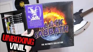 Vinil dourado: Black Sabbath The Ultimate Collection.