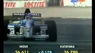 Ukyo Katayama (Tyrrell 023) qualifying run - 1995 Italian Grand Prix