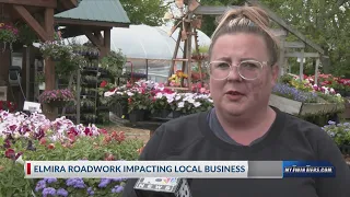 How roadwork is impacting a local business in Elmira