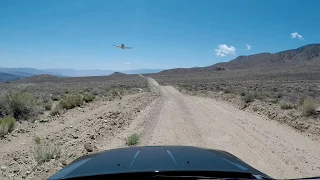 Death Valley fighter jet ATTACKS my rig!! (Saline Valley Flyover)