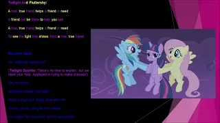 A True, True Friend My Little Pony Lyrics