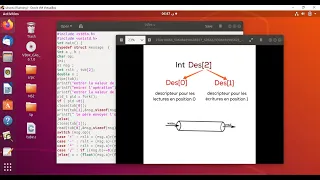 tube ordinaire avec pipe ( communication entre les processus ) sous linux | darja