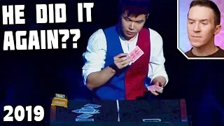 Magician REACTS to Eric Chien RIBBON ACT on Asia’s Got Talent 2019 Semi-final