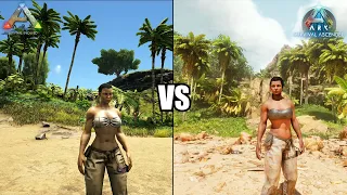 Ark Survival Evolved VS Ark Survival Ascended Epic Settings 4K | RTX 4090