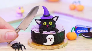 Perfect Miniature Pumpkin Cheesecake Recipe - The Best Halloween Dessert Decorating | Mini Bakery