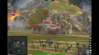 tank Pz.35 AMX 38 tank victory