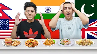 EATING FOOD FROM DIFFERET COUNTRIES AROUND THE WORLD 😍🌎