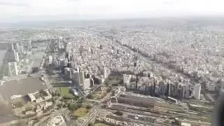 Despegando de Aeroparque - Espectacular vista del centro de Buenos Aires