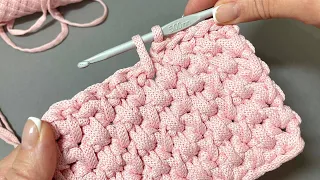 The easiest and fastest dense crochet pattern for beginners | Soft Decor New