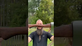 Adding color to that axe handle! #shorts #axethrowing #axe #skills #vikings #outdoors #tips