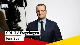 CDU.TV-Fragebogen: Jens Spahn
