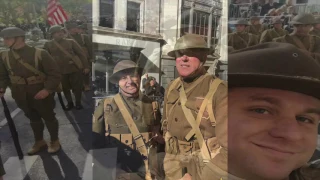 WW1 Doughboys at the NYC Veterans Day Parade 2016