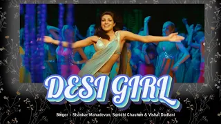 Desi Girl (2008) -  Dostana Lyrics Video (Color Coded Video in Hindi/Eng/Rom)