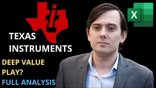 Martin Shkreli Analyses Texas Instruments (Excel Valuation Of Stock)