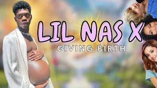 Lil Nas X giving birth 🫃