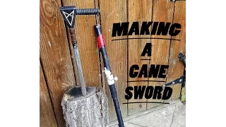 MAKING A CANE SWORD (1/2)