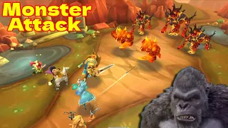 OMG!😱Gaint Monsters Attack👾Vs Uniq Guild ? //Lords Mobile// KhurbaaPLAYS