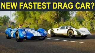 FASTEST DRAG CAR in Forza Horizon 4 (for now?) vs. Porsche 906 Carrera 6 Drag Race