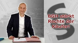 Dieselskandal - BGH stärkt Rechte der Käufer!