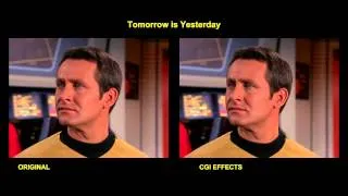 Star Trek - Tomorrow is Yesterday - visual effects comparison