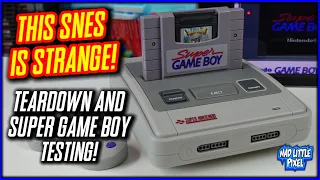 This SNES HD Clone Console Is Strange! Teardown & Super Game Boy Test!