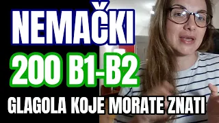 200 PLUS NEMAČKIH GLAGOLA ZA B1 - B2 NIVO