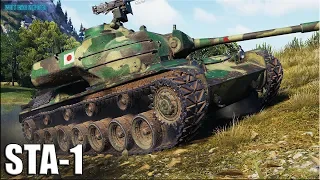 Японский ст тащит 12 фрагов ✅  World of Tanks лучший бой STA-1