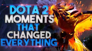 Split Seconds & Clutch Moments in Dota 2 History that changed EVERYTHING! (Vol. 01)