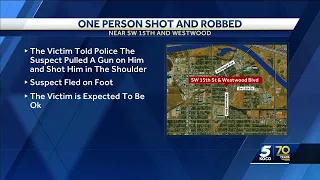 Police: Man says he was shot during attempted robbery in southwest Oklahoma City