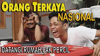 cak percil kedatangan tamu orang kaya nasional