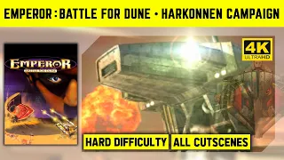 Emperor: Battle For Dune 4K - Harkonnen Campaign - Hard Difficulty - No Commantary Longplay